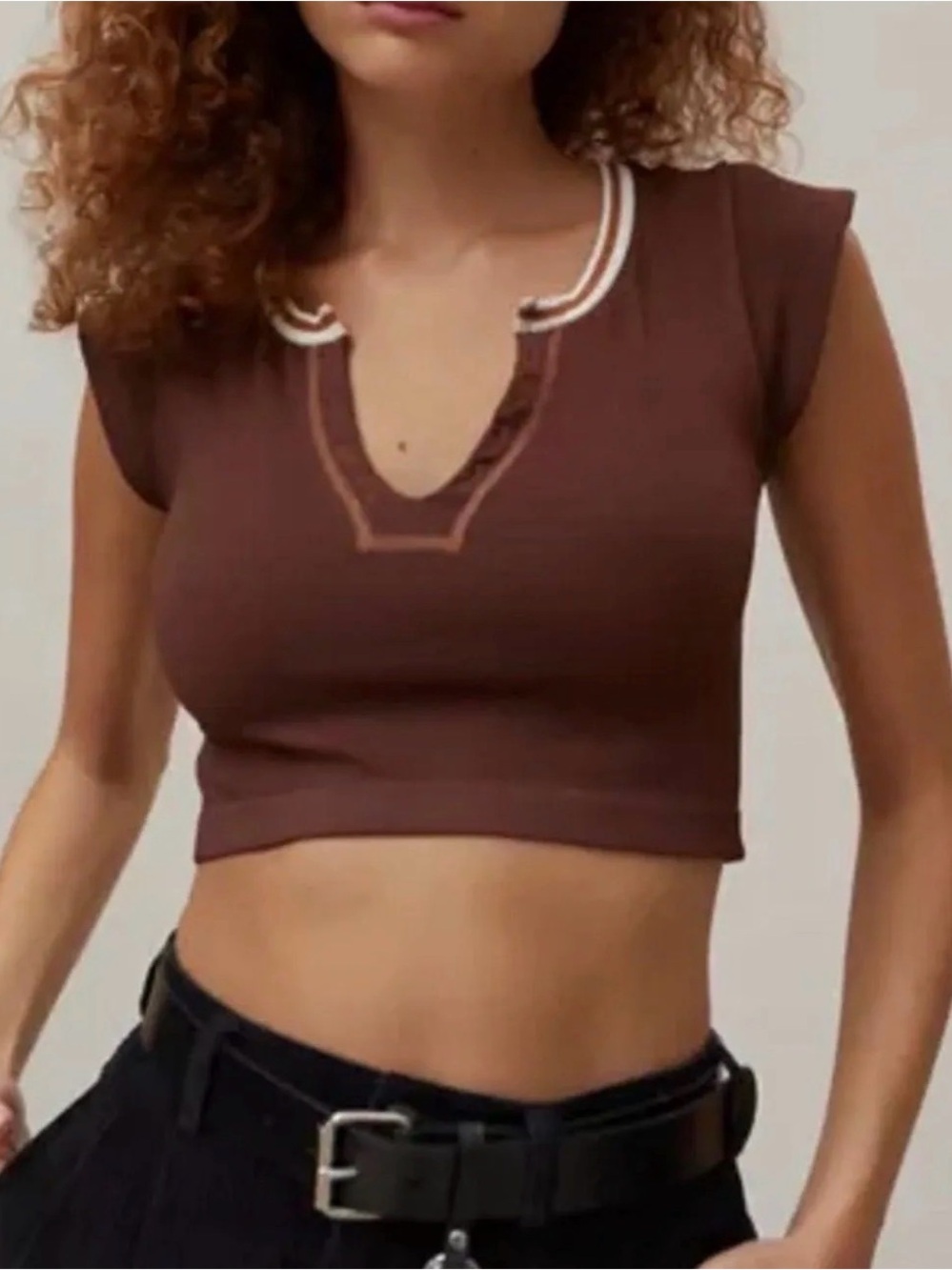 Urban Outfitters Out from Under Cropped Baby Tee Size M/L